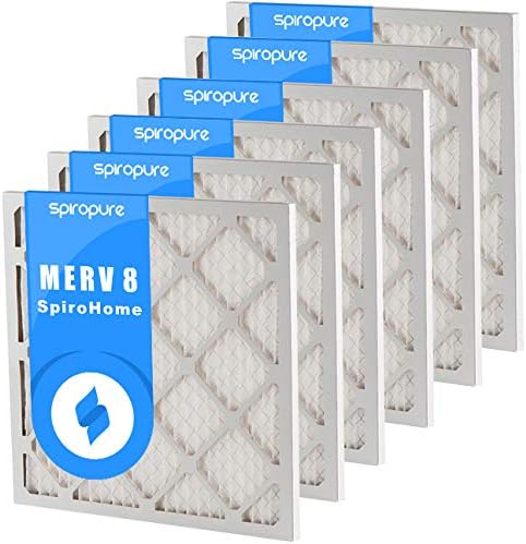 SpiroPure 15X30X1 MERV 8 Pleated Air Filters by SpiroPure