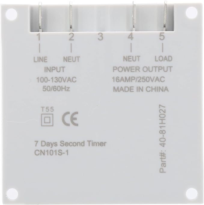 Mini Programmable Timer Switch, 1 Second to 168 Hours, Electronic Automatic - Image 4