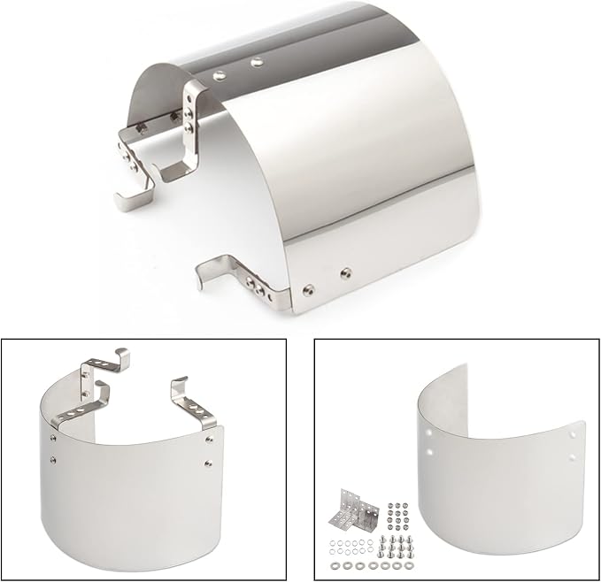 Protective Air Intake Heat Shield Wrap, Heat-Insulation Air Filter Cover 2.5" - Image 5