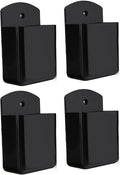 Pack of 4 Self Adhesive TV Air Conditioner Remote Control Holder Wall Mount by KYIEN