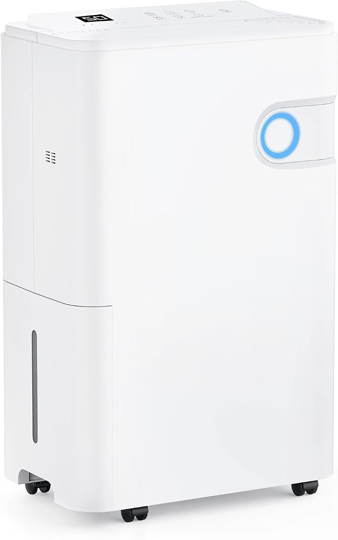 80Pints Dehumidifier with Drain Hose, 500 Sq.Ft Dehumidifier by Relaxinsideexploreoutside
