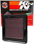 K&N High-Flow Original Lifetime Engine Air Filter: Increase Power: Premium by KNEngineeringInc