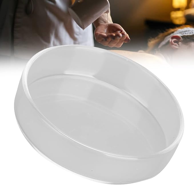 Haofy Aromatherapy Burner Tray 3.5 Inch Round Glass - Image 2