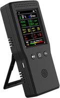 Air Quality Monitor, 9 In 1 Air Quality Detector Handheld CO2 Meter Temperature by Unknown