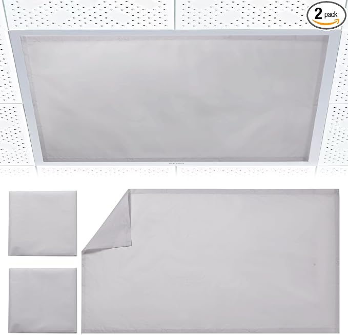 Torixqi 2pcs Fluorescent Light Covers by Torixqi