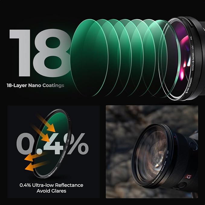 K&F CONCEPT 52mm MC UV Lens Protection Filter - Image 5