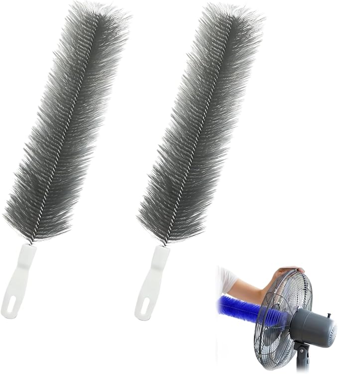 Bendable Microfiber Head, Reusable Dust Remover，Fan Cleaning Brush Washable and by Unknown