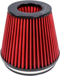Universal 6" 152mm High-Flow Air Filter, Reusable Cone Cold Air Intake by Kyostar