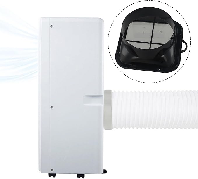 ABS Wall Flange Air Vent With Filter 150Mm Duct Fan Hose Connector - Image 7