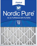 Nordic Pure 16x20x4 Pleated MERV 12 Air Filter 1 Pack by NordicPure