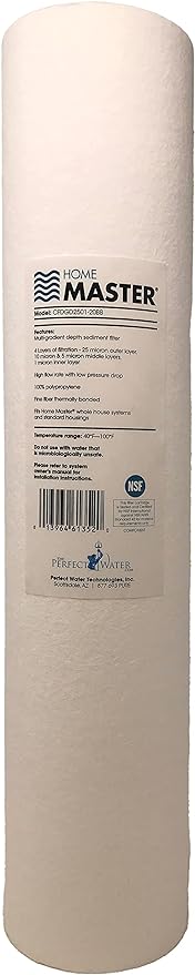 Home Master CsetBB2SmgCC Whole House Replacement Filter Set, 4-layer Sediment - Image 2
