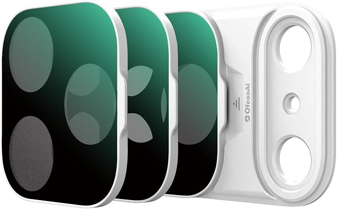 Magnetic UV Filter for iPhone 17 Pro, Snap-On Smartphone Camera Lens Filter by OfeooAi