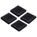 uxcell 4pcs Rubber Anti-Vibration Pads Hard Pad, 50mm Square Vibration by uxcell
