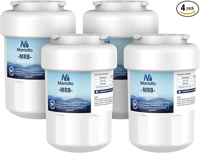 MARRIOTTO Smart Water Filters for Refrigerators NSF 42 Certified Cartridges by MARRIOTTO