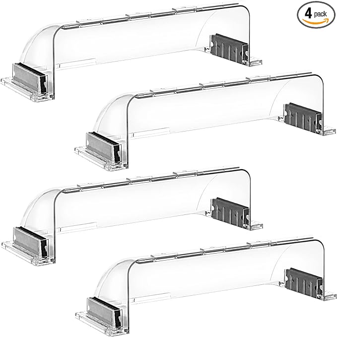 4 Pack Transparent Adjustable Air Deflector by Beautifyyourlife