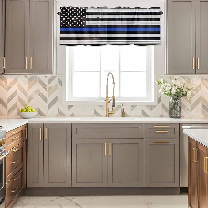 American Flag Valances for Windows, 1 Panel - Image 4