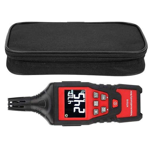 Digital Temperature Humidity Meter Dual LCD Display Backlit Screen Precision by Unknown