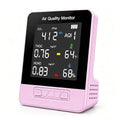 6-in-1 Air Quality Monitor, Smart Indoor CO2 Detector & HCHO TVOC AQI Tester by morhandisn