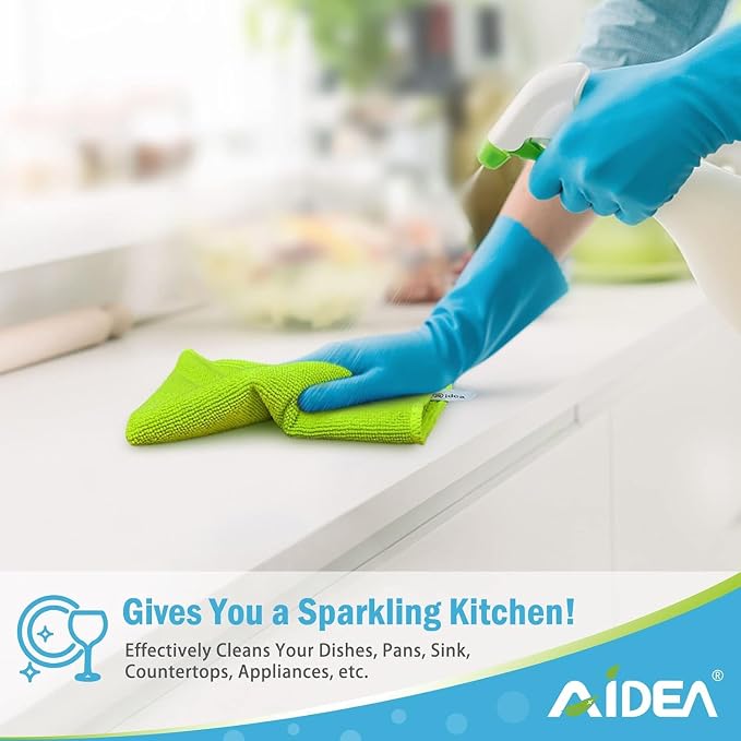 AIDEA Microfiber Cleaning Cloth-400PK, Soft Microfiber Towels - Image 5