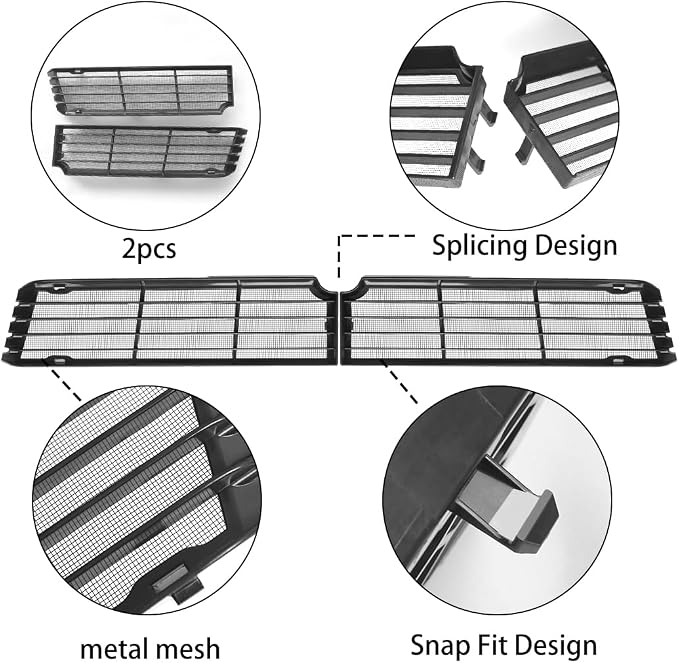 TOPABYTE Inlet Vent Grille Mesh Inserts - Image 4