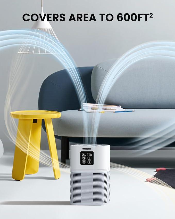 VEWIOR Air Purifiers for Home, Air Purifiers for Large Room up to 600 sq.ft - Image 6