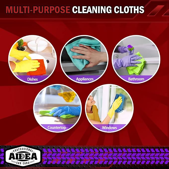 AIDEA Microfiber Cleaning Cloth, Microfiber Towels - Image 7