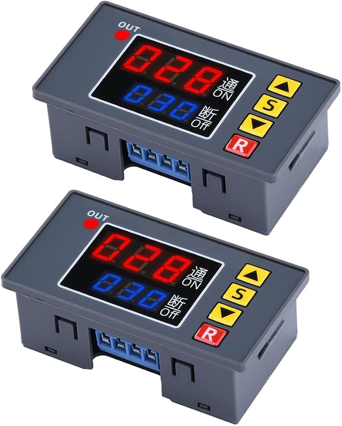 2PCS Programmable Time Controller Timer Delay Relay Module 20A 1500W Switch by WelcometoSazkJere