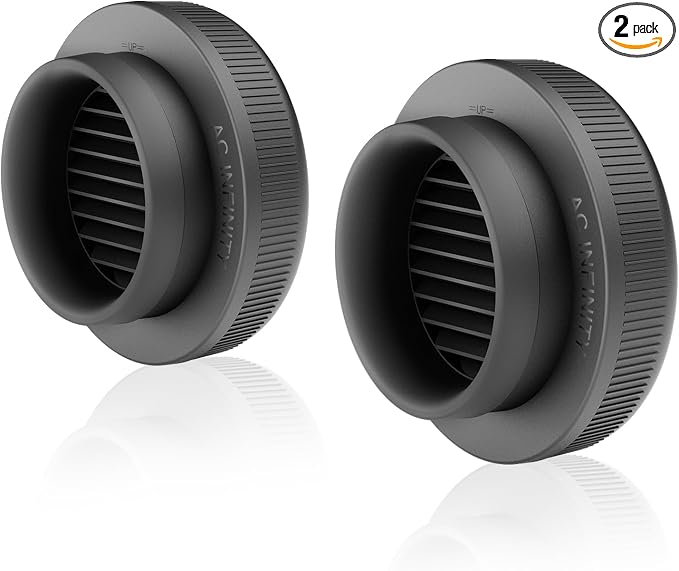 AC Infinity Grow Tent Duct Vent, 2 Pack – Light-Blocking Twist-On Air Vents by ACInfinity