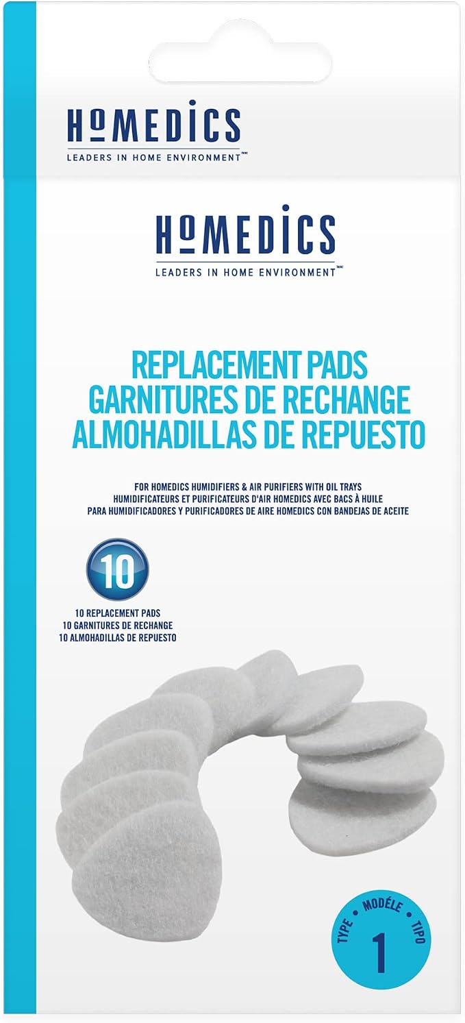 Homedics TotalClean Essential Oil Replacement Microfiber Pads, 10 Pack - Image 4