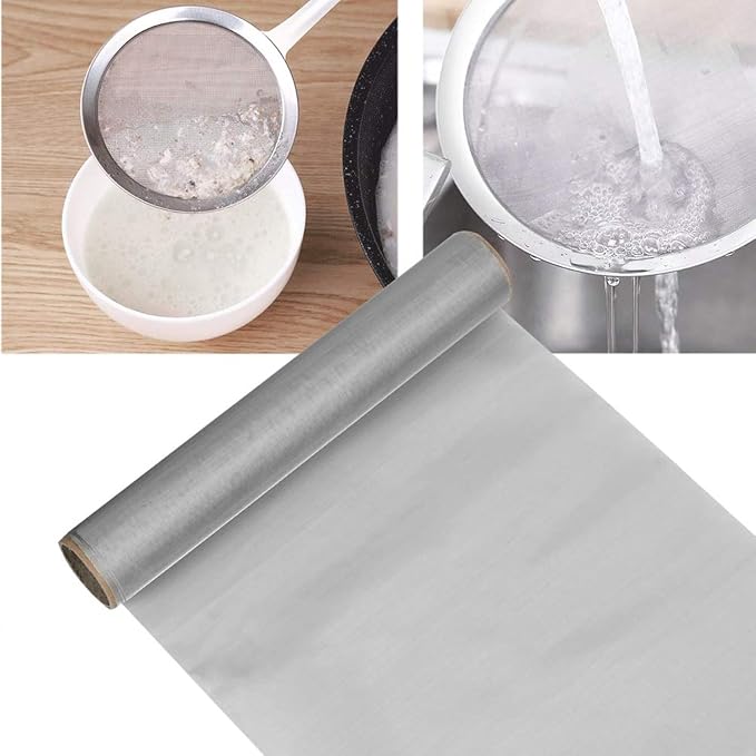 Stainless Steel Woven Wire Mesh Stainless Steel Wire Mesh 100 Fine Screen - Image 4