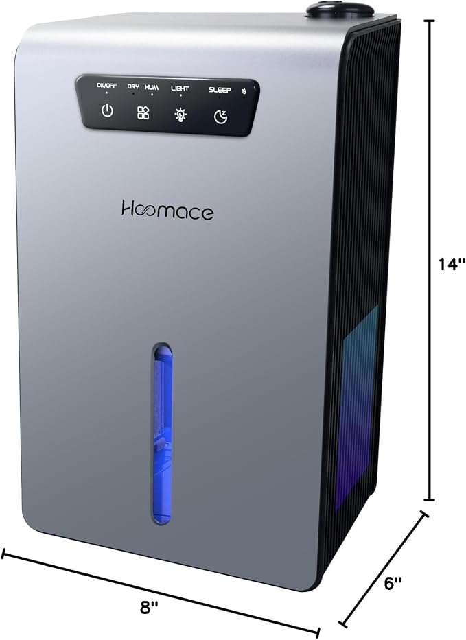 Dehumidifier, 2 in 1 Humidifier Dehumidifier Combo, 102 OZ Water Tank - Image 7