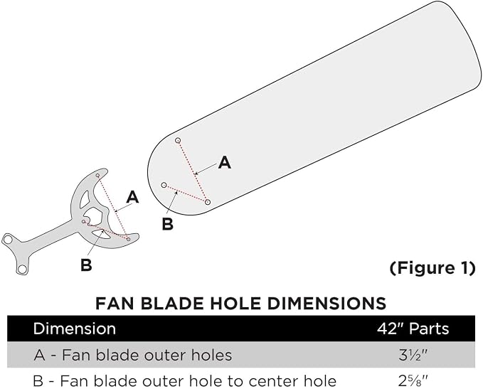 Ciata 42-Inch White/Bleached Oak Ceiling Fans Replacement Fan Blades - Image 2
