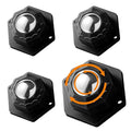 4Pcs Ball Bearing Rollers, 360º Rotation Universal Ball Casters, 200Lbs Self by MARRTEUM