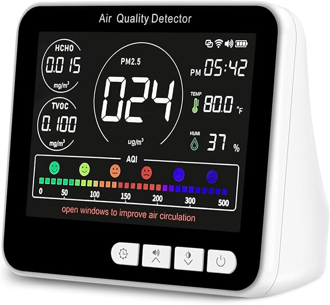 BIBIRE 14-in-1 Air Quality Monitor Indoor by BIBIRE