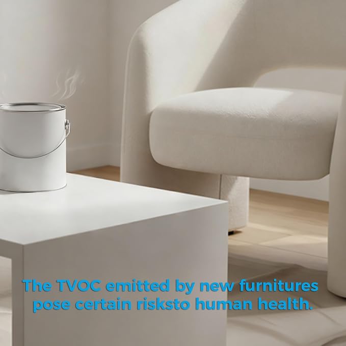 Air Quality Monitor Indoor 7.5" Display + Alerts, CO2 Monitor PM2.5 PM1.0 PM10 - Image 5