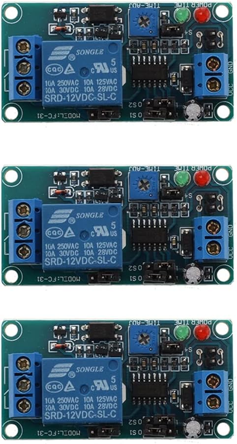 3X SRD-12VDC-SL-C NC with 12V DC Timing Control by Unknown