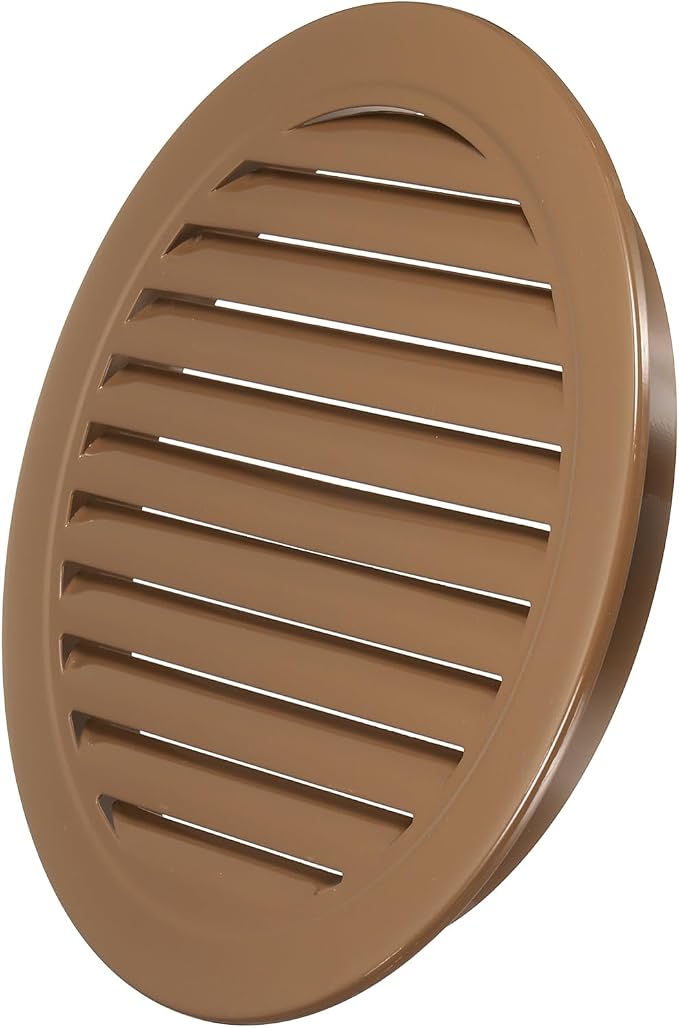 PATIKIL 11" Round Air Vent, Louver Grille Cover Aluminum Alloy Soffit Vent HVAC by PATIKIL