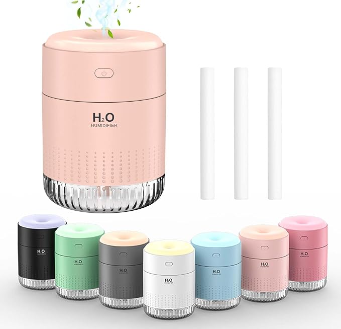 SZO Plant Humidifier Indoor, 500ml Soft Pink by SZOLLC