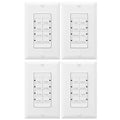 TOPGREENER Wall Countdown Timer Switch, 1-5-10-30-45 min, 1-2-4 Hour, Light by TOPGREENER