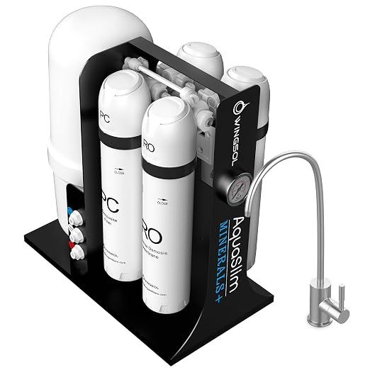 WINGSOL Integrated Reverse Osmosis Water Filter, NSF/ANSI 42&53&58, 10-Stage by WINGSOL