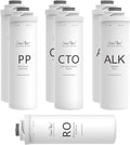 SimPure T1 Series 1-Year Replacement Filter Cartridge Pack Set by SimPure_Water