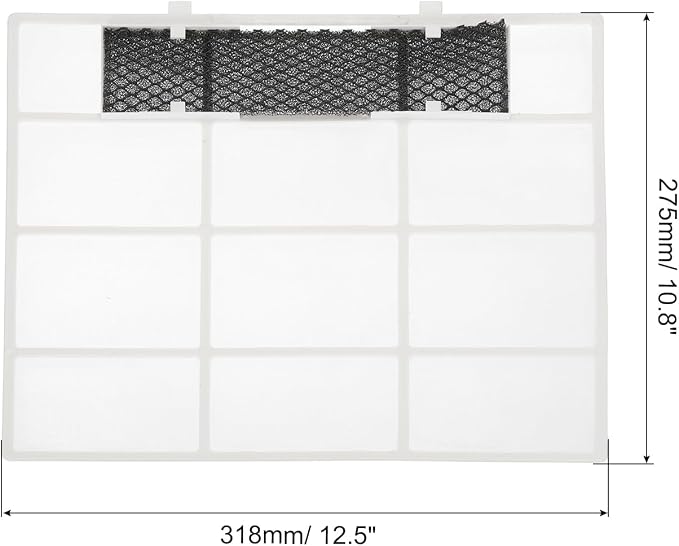 PATIKIL Air Conditioner Filter Replacement 318mm x 275mm, Plastic Air Filtering - Image 2