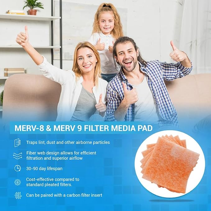 21 1/2x23 5/16x1 Air Filter MERV 9 Filter Media Replacement, HVAC AC Furnace - Image 6