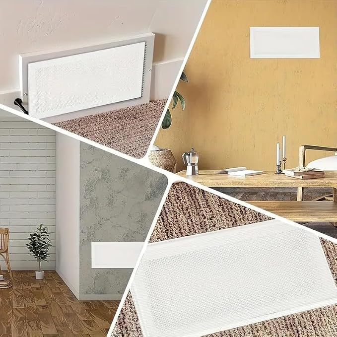 6-Pack White Magnetic Vent Covers 4x10 Inch - Image 5