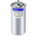 FOCSPROD 80+10 uF 80/5 MFD ±6% 370V/440V CBB65B AC Capacitor, Dual Run Round by FOCSPROD