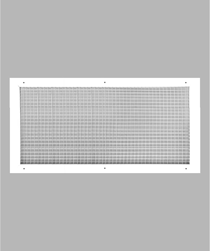 14" x 22" or 22" x 14" Cube Core Eggcrate Return Air Grille by HVACPremium