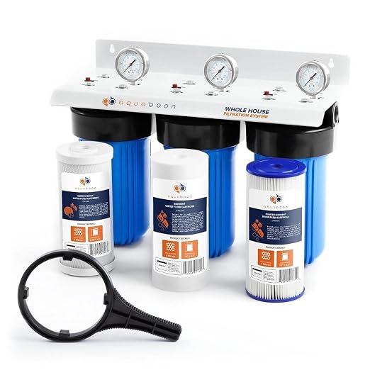 Aquaboon 3-Stage Whole House Water Filter System by Aquaboon