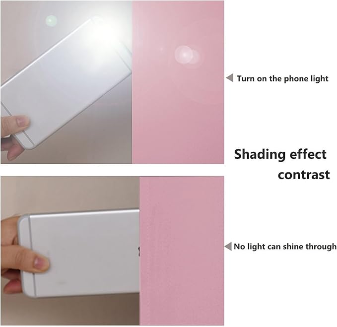 NICETOWN Crystal Pink Full Shade Curtain Panels, Pair of Thermal Insulated & Energy Efficiency Blackout Curtains for Living Room Windows, Lined Silky Performance Window Dressing (42" Wide x 84" Long)