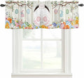Easter Curtain Valances for Windows, Kitchen Valance Window Treatment, Spring by Unknown
