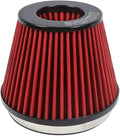 KYOSTAR Universal 6" High-Flow Air Filter, Reusable Cone Cold Air Intake by Kyostar
